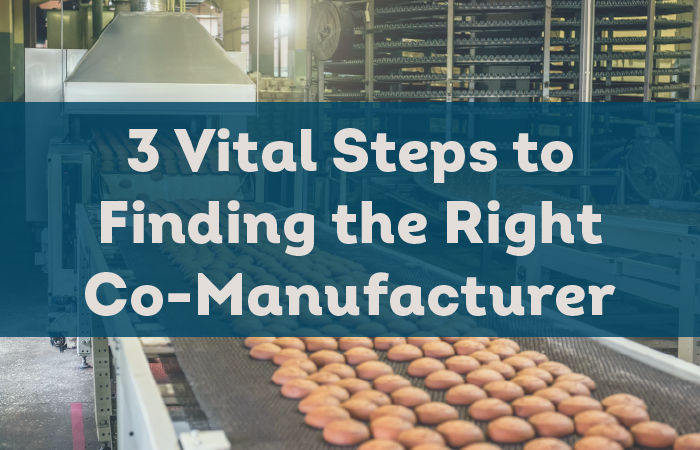 Visual representation of the co-manufacturing facility & process, highlighting the importance of goal alignment and compliance.