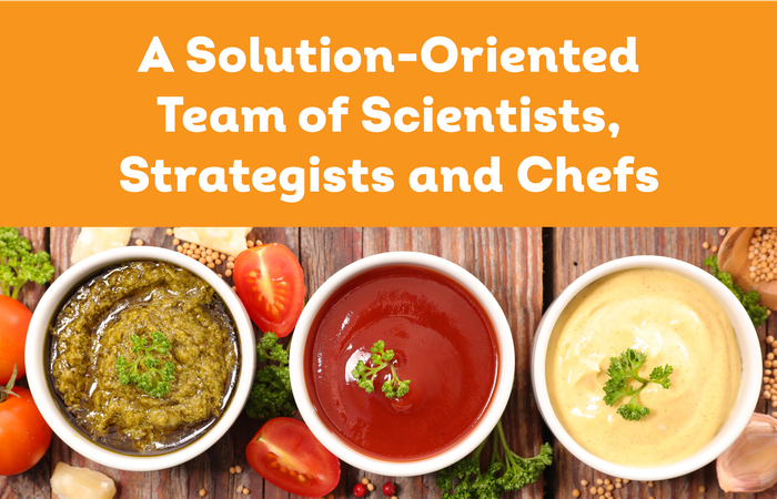 CuliNEX’s solution-oriented team experimenting with food product formulations.