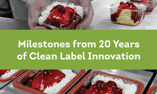 Milestones from 20 Years of Clean Label Innovation
