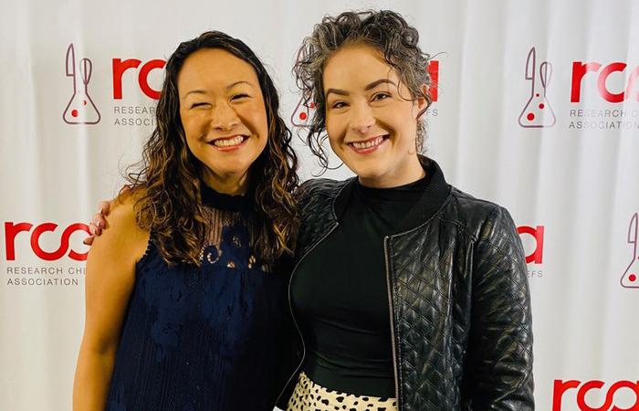 Emily and Kimberly the RCA Awards event